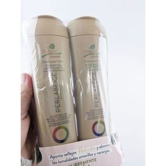 Set Naissant Perlabeige Tone Refresh Shampoo Mask Blonde Pearl Parabeen Salt Fre - Picture 10 of 11